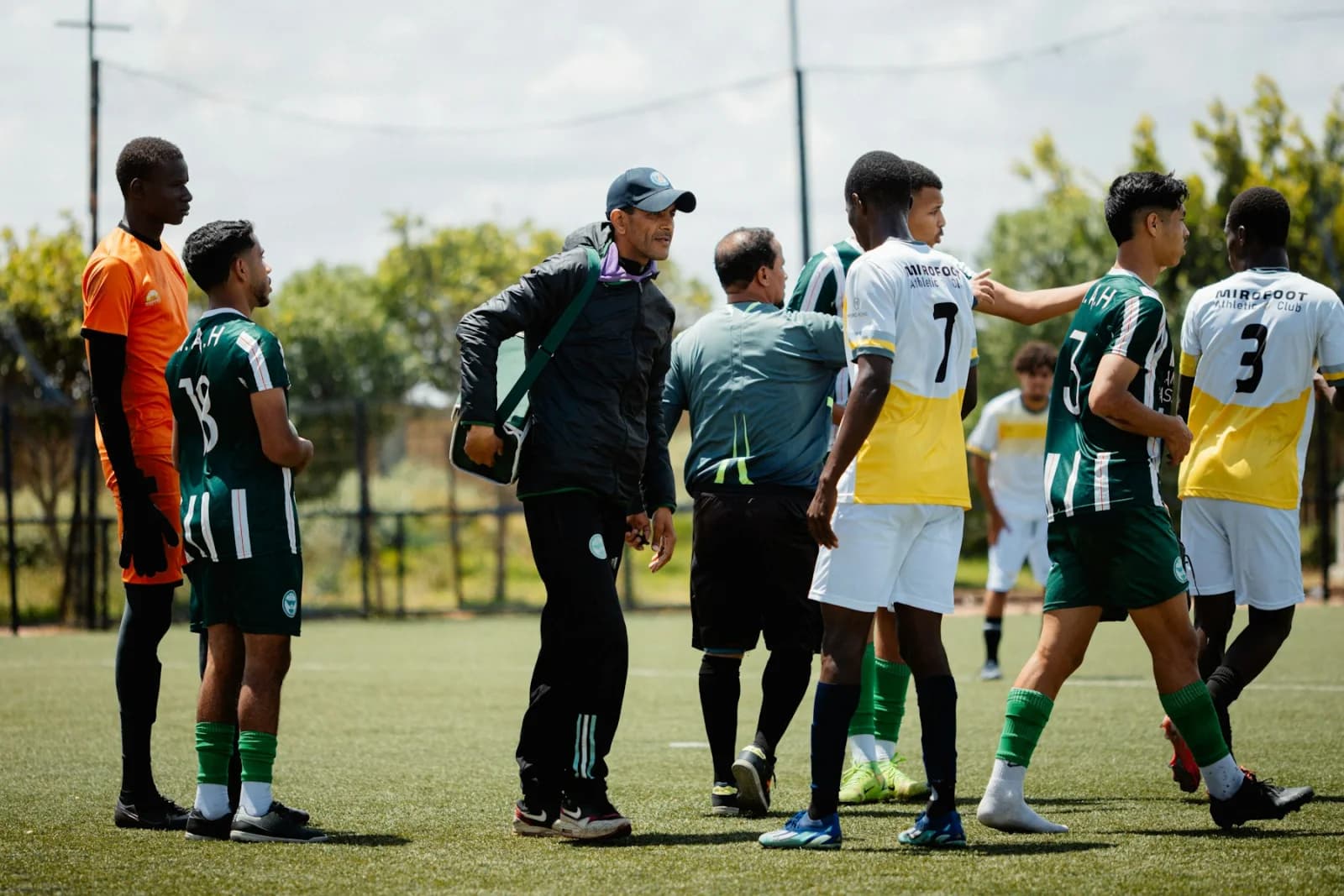 Coaches using a coordinated community sports environment