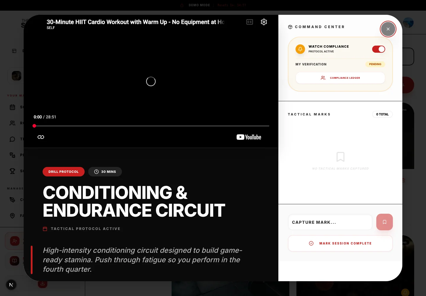 Select a drill card to open the full video and instruction viewer.