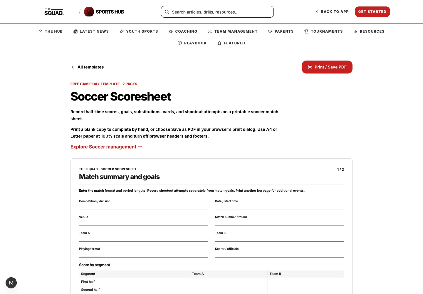 A template detail page provides preview and output controls.
